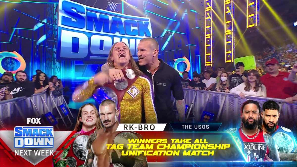 WWE Tag Team Title Unification Match Set For 5/20 SmackDown