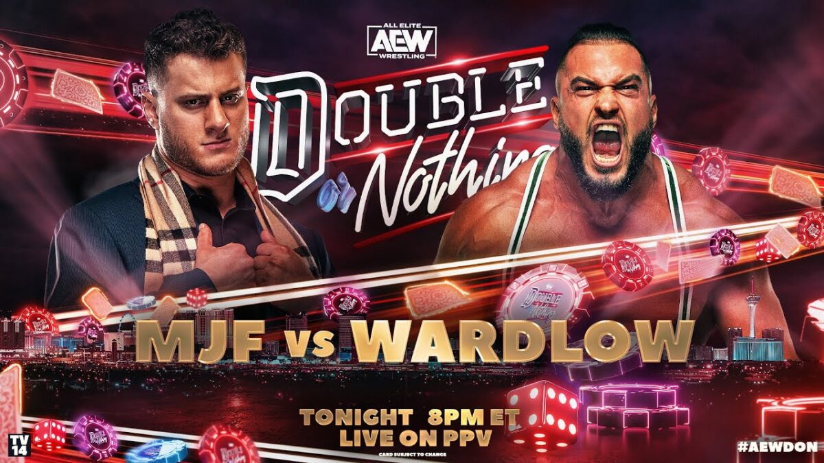 MJF vs Wardlow AEW Double or Nothing