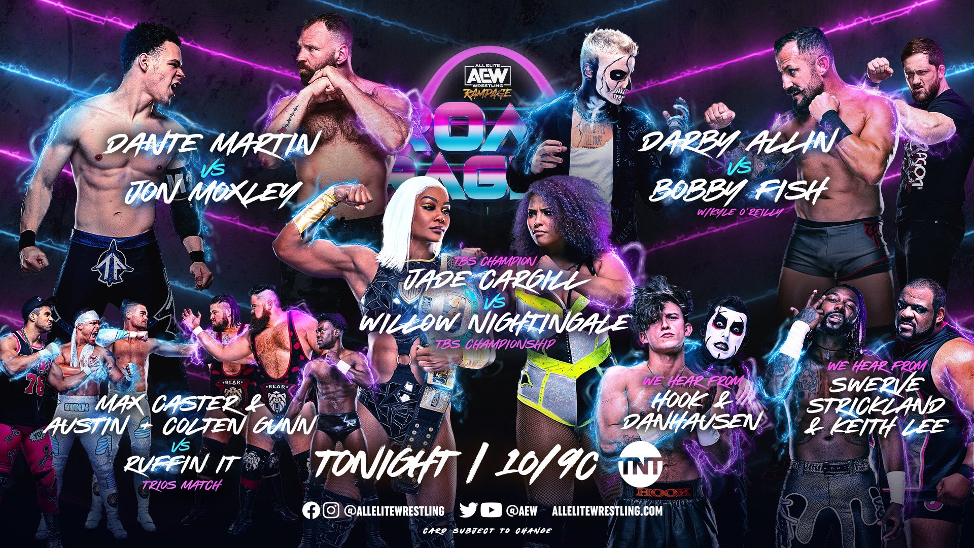 AEW Rampage Road Rager Results (6/17/22): TBS Title Match, Jon Moxley vs. Dante Martin, Darby Allin