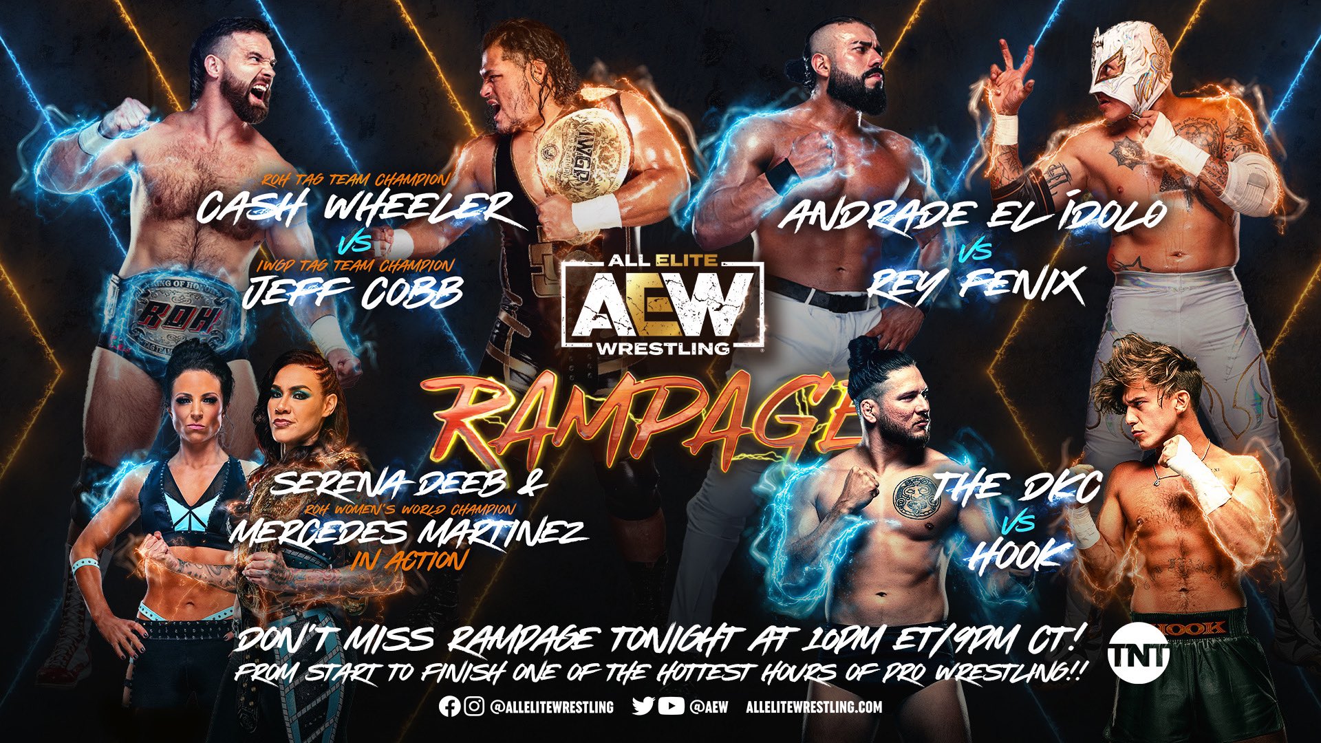 AEW Rampage Results (6/24/22): Forbidden Door Go-Home Show, Andrade vs. Fenix, HOOK