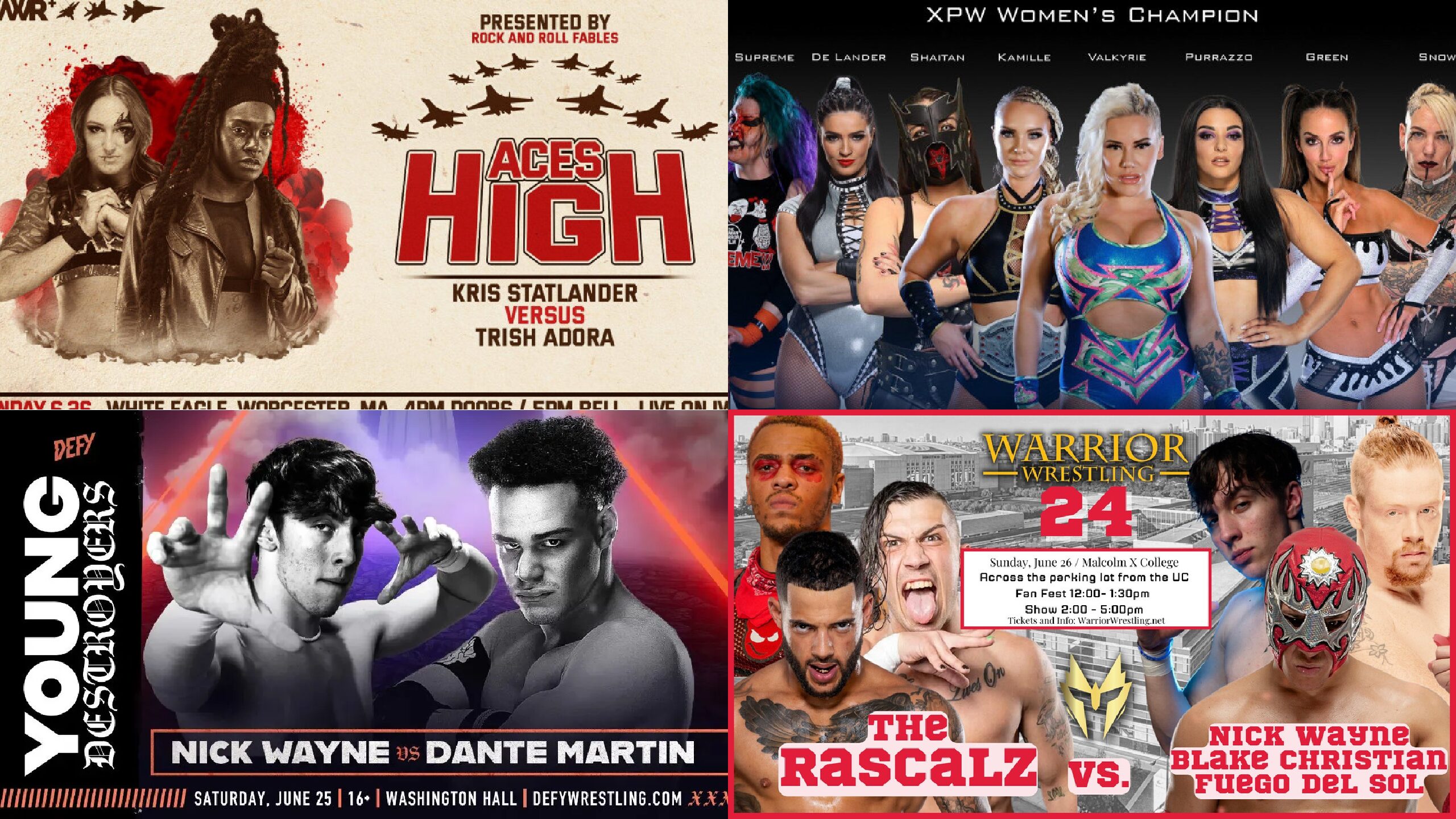 Weekend Wrestling Results (6/24-6/26): DEFY, HOG, STARDOM, XPW, Warrior Wrestling, WWR+ & More