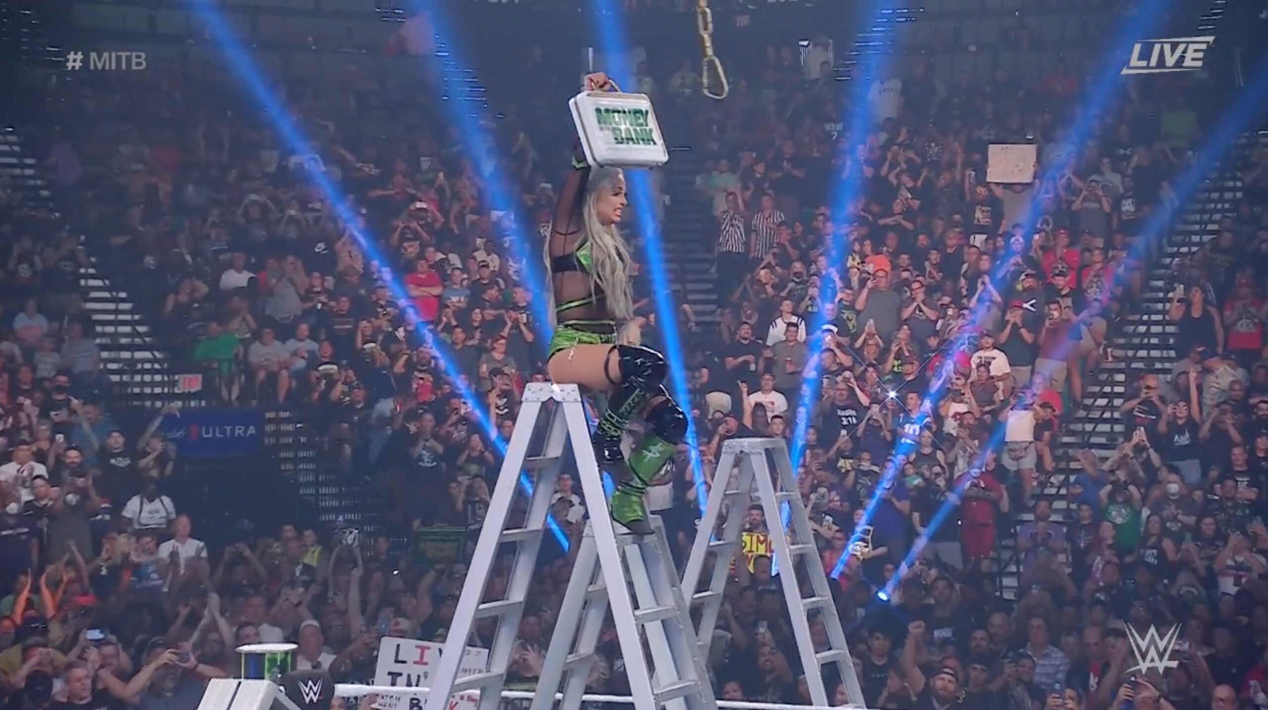 WWE Money in the Bank 2022 Results: Ladder Matches, Liv Morgan Cashes In, The Usos vs. Street Profits, Lashley