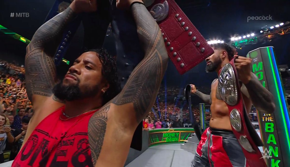 The Usos Retain Undisputed Tag Team Titles At WWE Money In The Bank