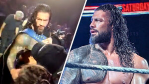 Watch Roman Reigns Break Character For Young WWE Fan