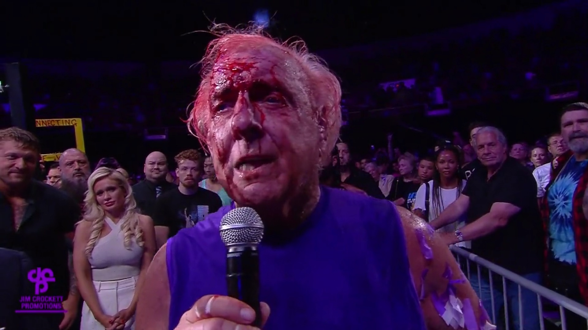 Ric Flair after his last match