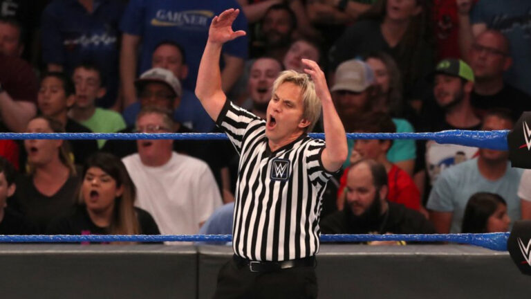 Watch: Referee Charles Robinson Kicked In Face By WWE Superstar At Live Event