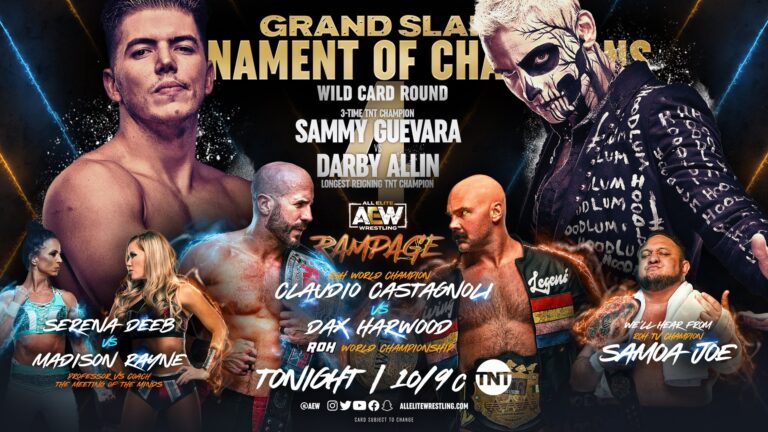 5 Takeaways From AEW Rampage (9/9): ROH Title Match, Samoa Joe, Tournament of Champions, Miro