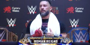 Watch: Roman Reigns Walks Out of Press Conference After Controversial Win at Clash at the Castle