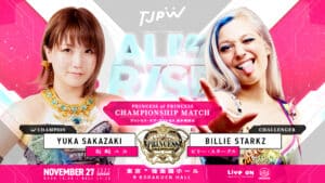 Billie Starkz Gets Title Shot Against Yuka Sakazaki in TJPW