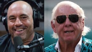 Ric Flair Offers to Put Joe Rogan in the Figure Four Leglock