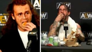 Jungle Boy Hilariously Mocks CM Punk During AEW Full Gear Media Scrum