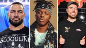 KSI & Mr. Beast React to Roman Reigns Call Out at WWE Crown Jewel