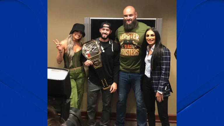 WWE Superstars Present Hero Police Officer with Custom Championship