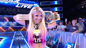 Alexa Bliss Names AEW Star Who Came Up with Her Unique Championship Pose