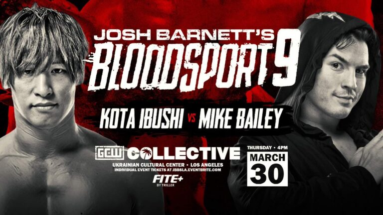 Kota Ibushi vs. Speedball Bailey Set For Josh Barnett’s Bloodsport 9