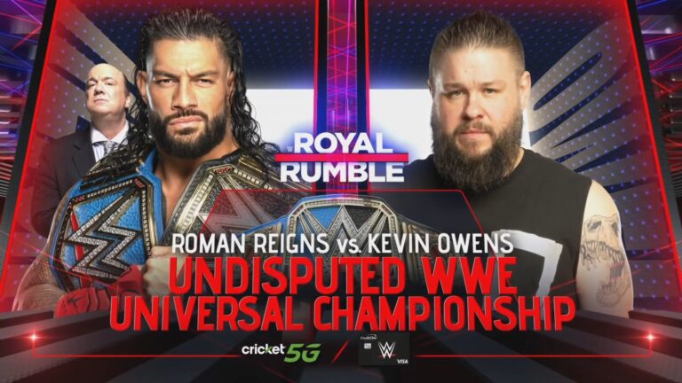 Kevin Owens vs. Roman Reigns Set for WWE Royal Rumble