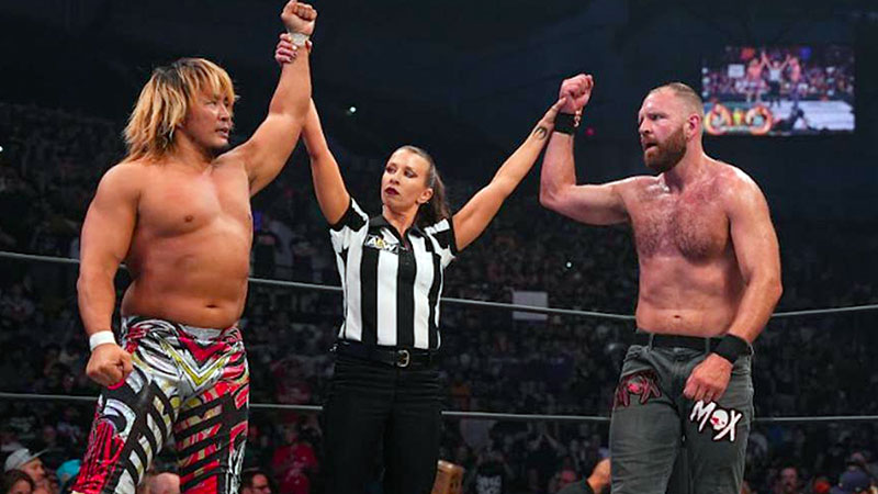 Jon Moxley and Hiroshi Tanahashi