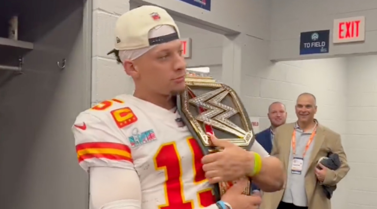 Kansas City Chiefs Celebrate Super Bowl Victory with Custom WWE Championship