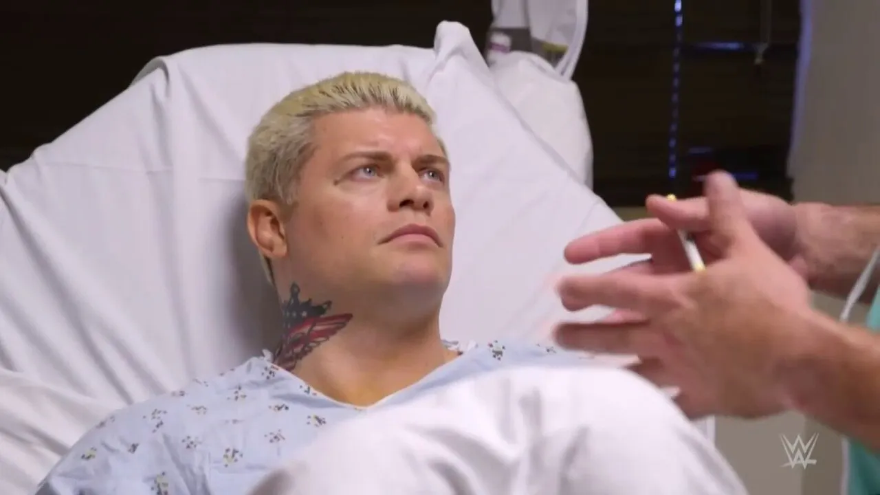 Cody Rhodes before his surgery