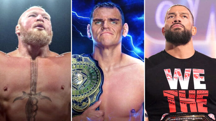 Gunther, Brock Lesnar and Roman Reigns