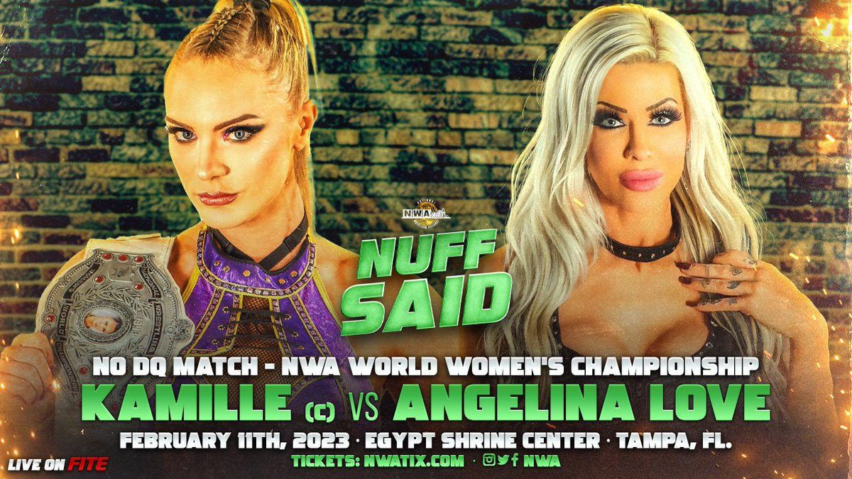 NWA Nuff Said Kamille vs Angelina Love