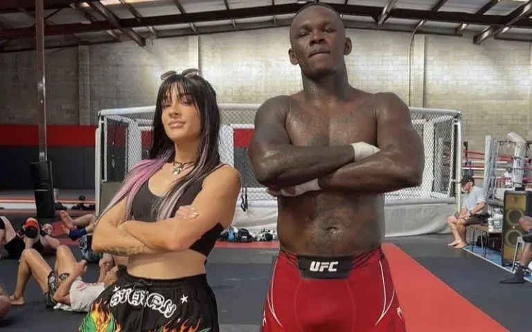 Dakota Kai Trains With UFC’s Israel Adesanya Amid WWE Injury Hiatus