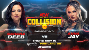 AEW Collision Spoilers For Saturday, May 18th