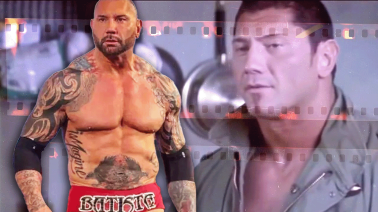 Dave Bautista Assesses Early Acting Chops In Classic WrestleMania Commercial