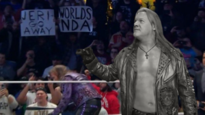 Chris Jericho Hit with “NDA” & “Kylie Rae” Chants at AEW Worlds End PPV