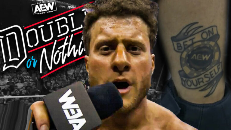 MJF Returns At AEW Double or Nothing To Make Contract Status Clear With New Tattoo