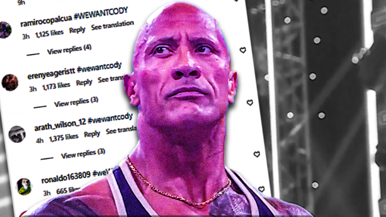 The Rock’s WWE WrestleMania 40 Hype Post Flooded By Angry Cody Rhodes Fans