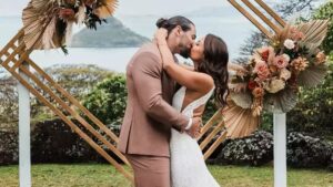 Former WWE Stars Madcap Moss and Tenille Dashwood Begin New Chapter After Dream Hawaiian Wedding