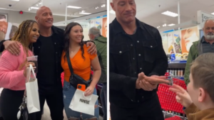 The Rock Surprises Memphis Target Customers to Promote Papatui Line of Products