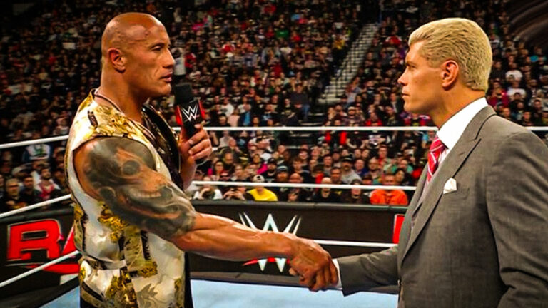 The Rock Gives Cody Rhodes His Flowers In Tense Segment During 4/8 RAW After WrestleMania 40