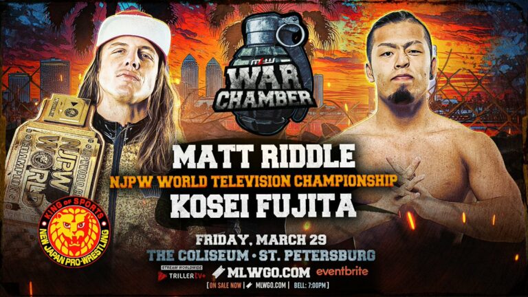 MLW War Chamber Results: Team MLW vs. Team WTF, Matt Riddle Defends NJPW World TV Title