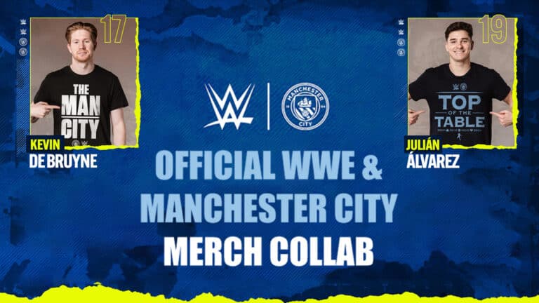 WWE & Manchester City Launch Exclusive Merchandise Collab