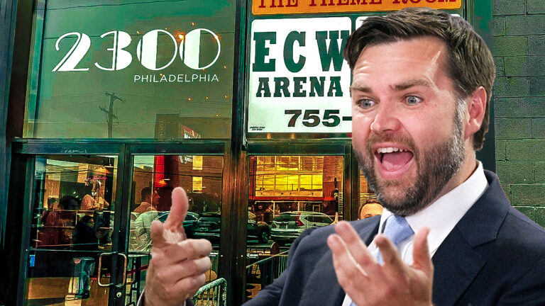 JD Vance Holding Philly Campaign Rally at Former ECW Arena