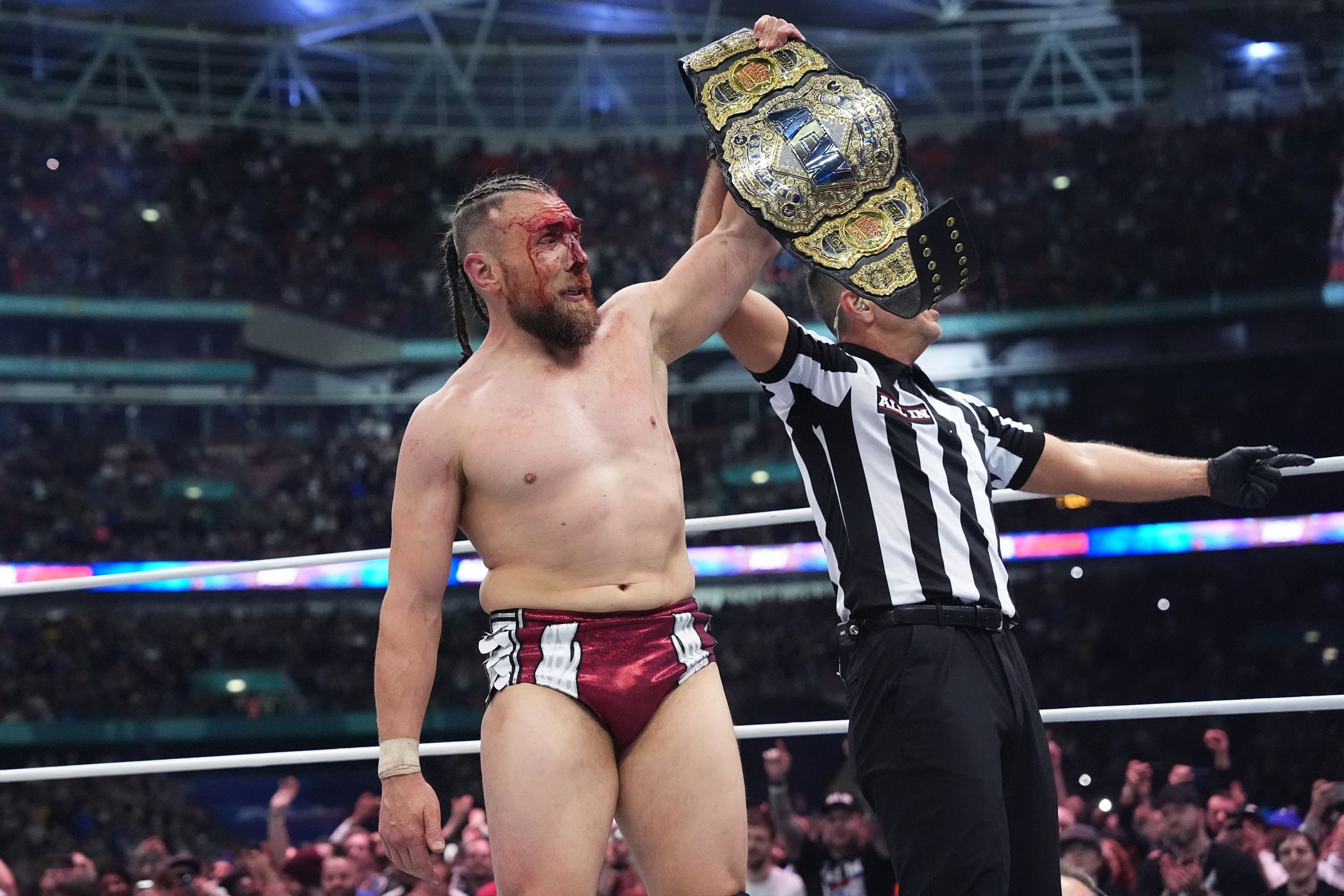 Bryan Danielson wins AEW World Championship at AEW All In 2024