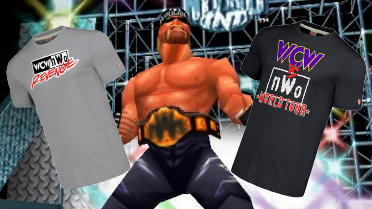 WWE Shop Releases Iconic WCW/NWO N64 Video Game Shirts