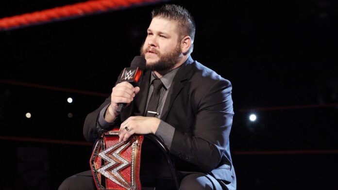 Kevin Owens with the Universal Championship
