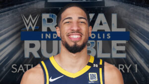 NBA Star Tyrese Haliburton Teasing WWE Royal Rumble Surprises