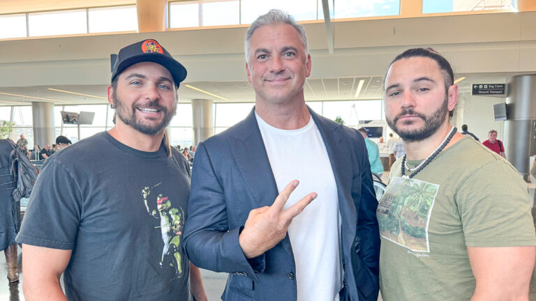 Shane McMahon Flies With AEW’s Young Bucks in “Coincidence Meeting”