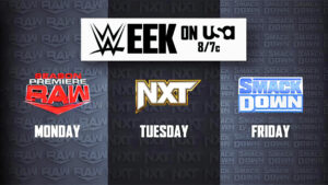 WWE Week Schedule on the USA Network