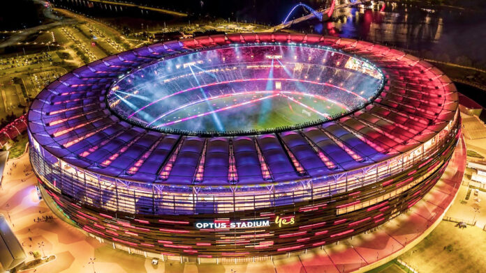 Optus Stadium in Perth, Australia