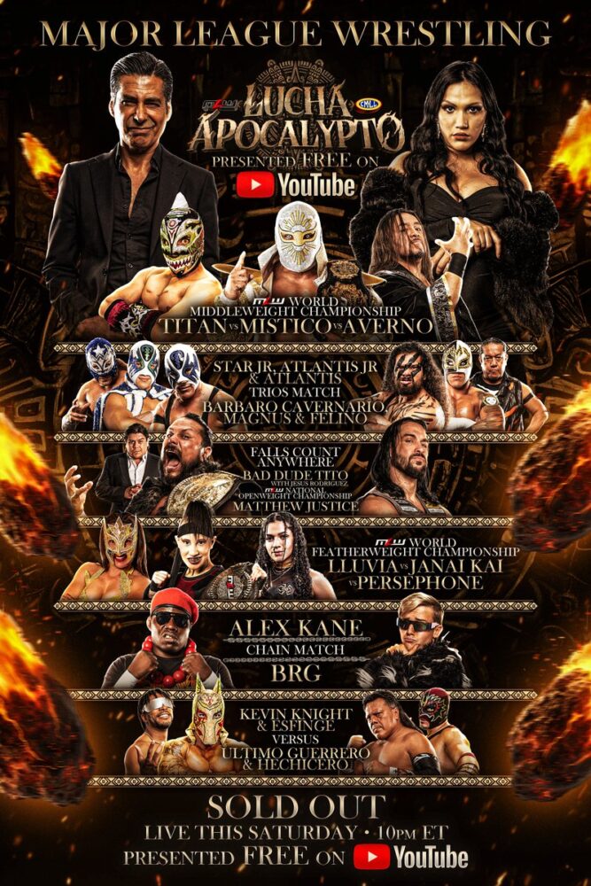 MLW Lucha Apocalypto 2024 Card