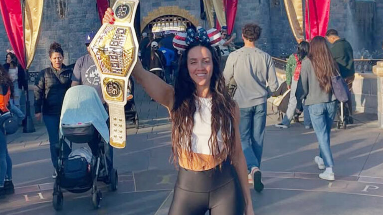 Chelsea Green Celebrates Historic WWE Title Win at Disney