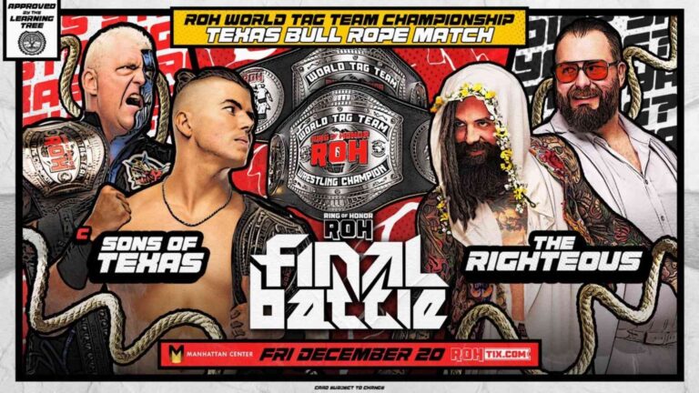 ROH Final Battle 2024 Start Time: US, Australia, Europe and more