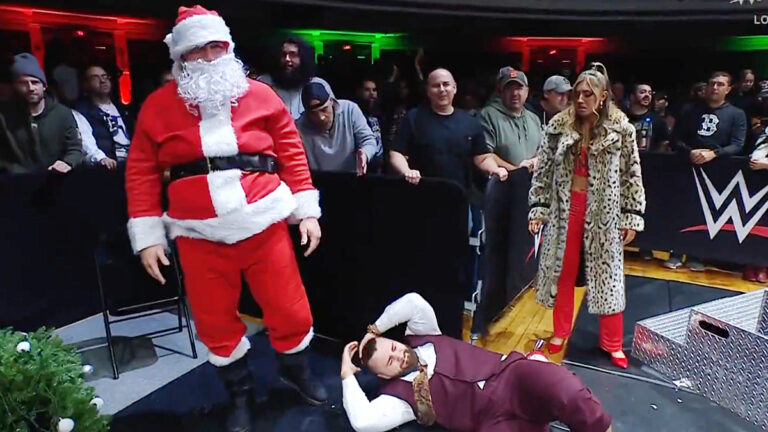 Santa Claus Crashes WWE NXT As Number One Contenders Are Crowned