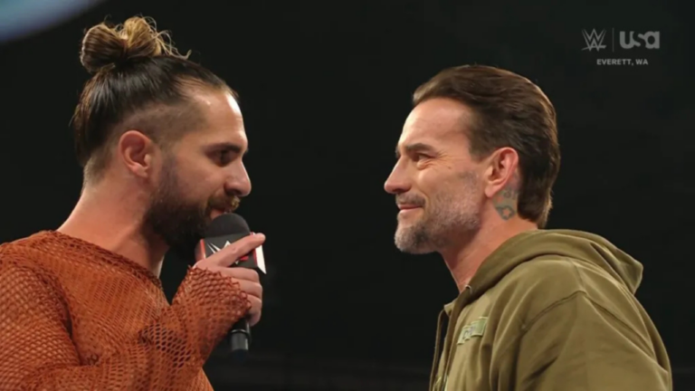 Seth Rollins Gets Physical With CM Punk On WWE Raw
