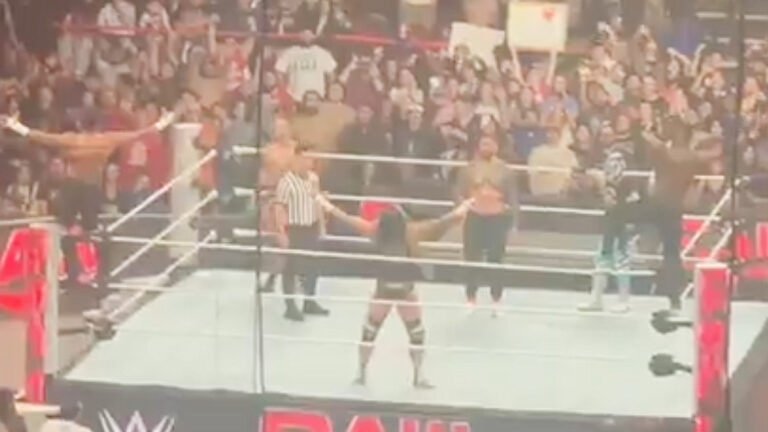 Six-Man-Tag Action Takes Place After Final WWE Raw On TV
